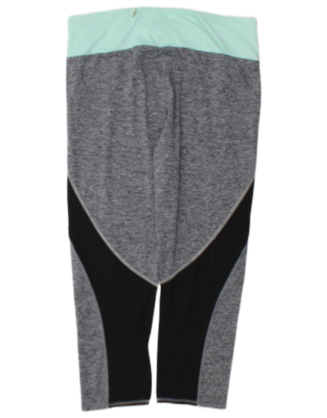 Marks & Spencer Dame Capri Leggings UK 14 Medium Grey Colourblock