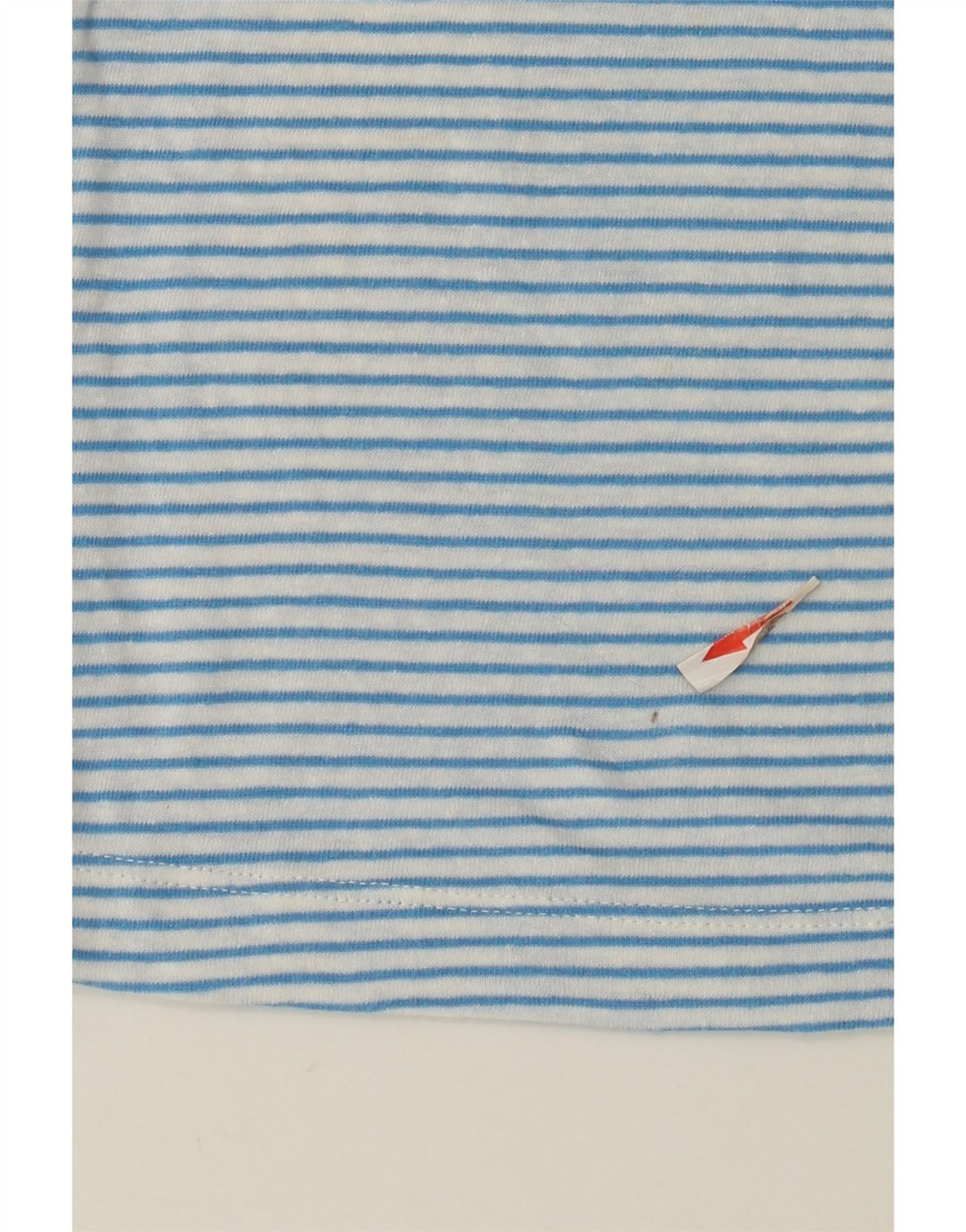 Marks & Spencer T-shirt top til kvinder UK 12 Mellemblå stribet linned