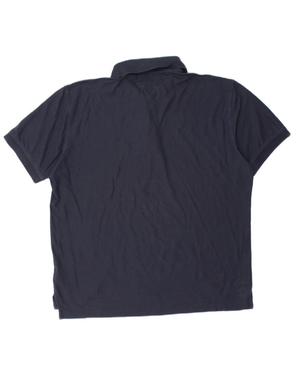 Tommy Hilfiger Herre Regular Fit Polo Shirt 2XL Navy Blue Bomuld