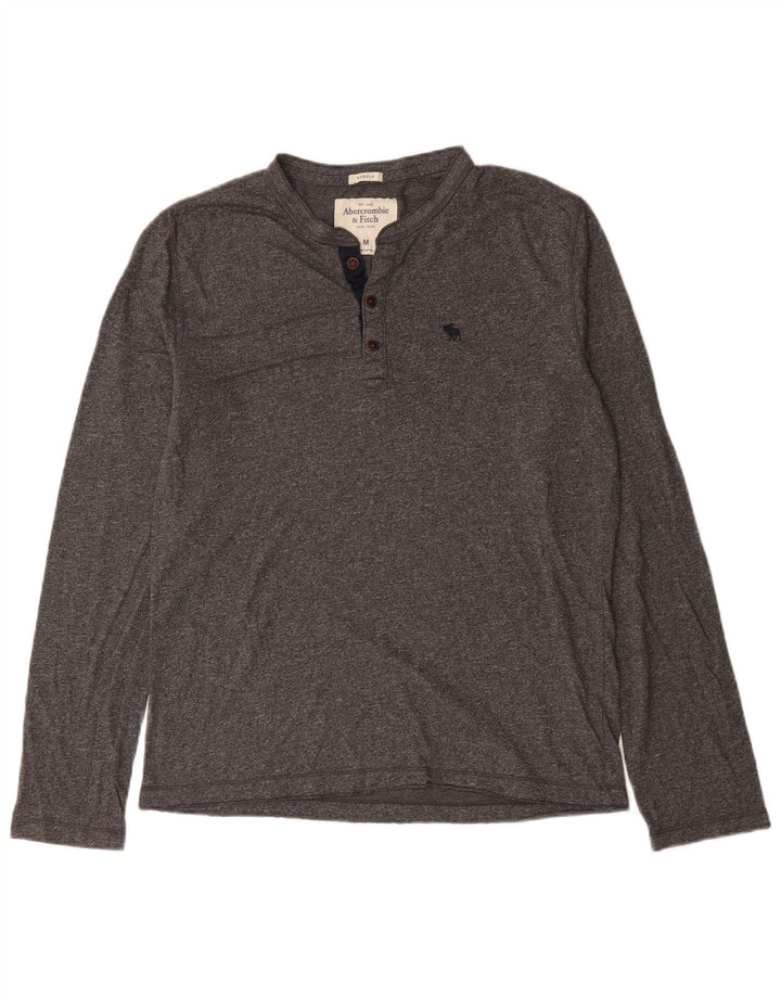 Abercrombie & Fitch Herre Muscle Top Langærmet Medium Grey Flecked