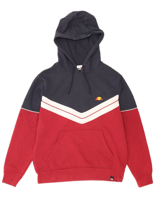 Ellesse Herre hættetrøje Jumper Small Marineblå Colourblock Bomuld