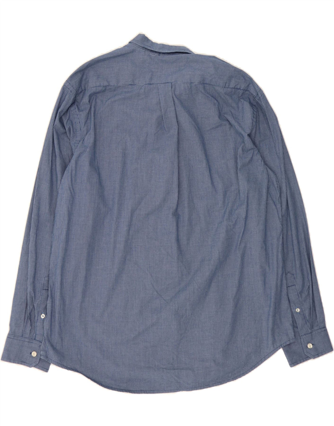 IZOD Mens Shirt XL Navy Blue Check Cotton Vintage Izod and Second-Hand Izod from Messina Hembry 