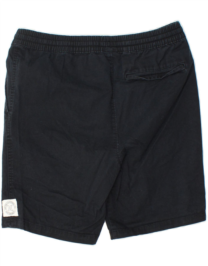 HURLEY Mens Casual Shorts Small W36 Navy Blue Cotton Vintage Hurley and Second-Hand Hurley from Messina Hembry 