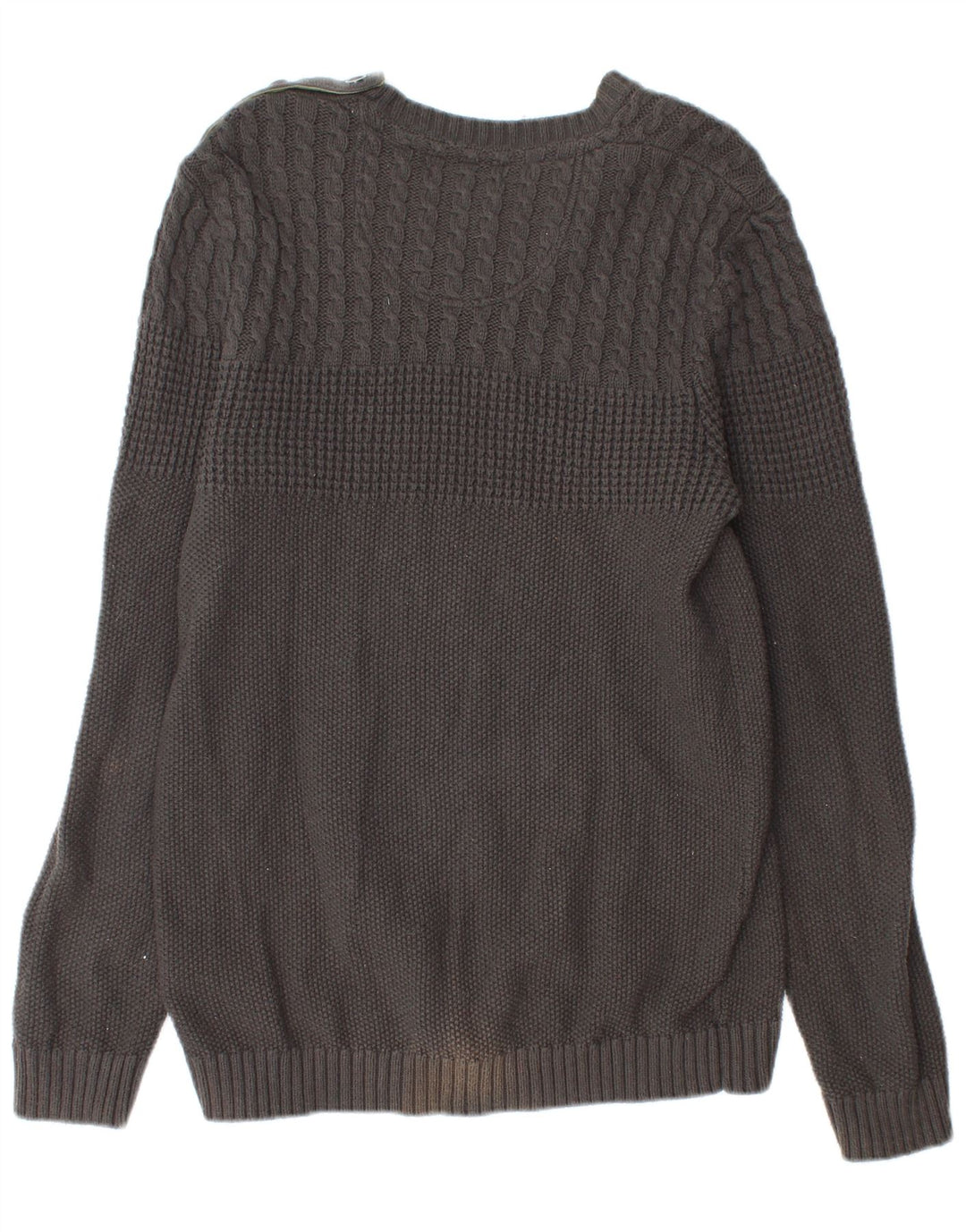 Ted Baker Dame Boat Neck Jumper Sweater Størrelse 4 Stor Grå Bomuld