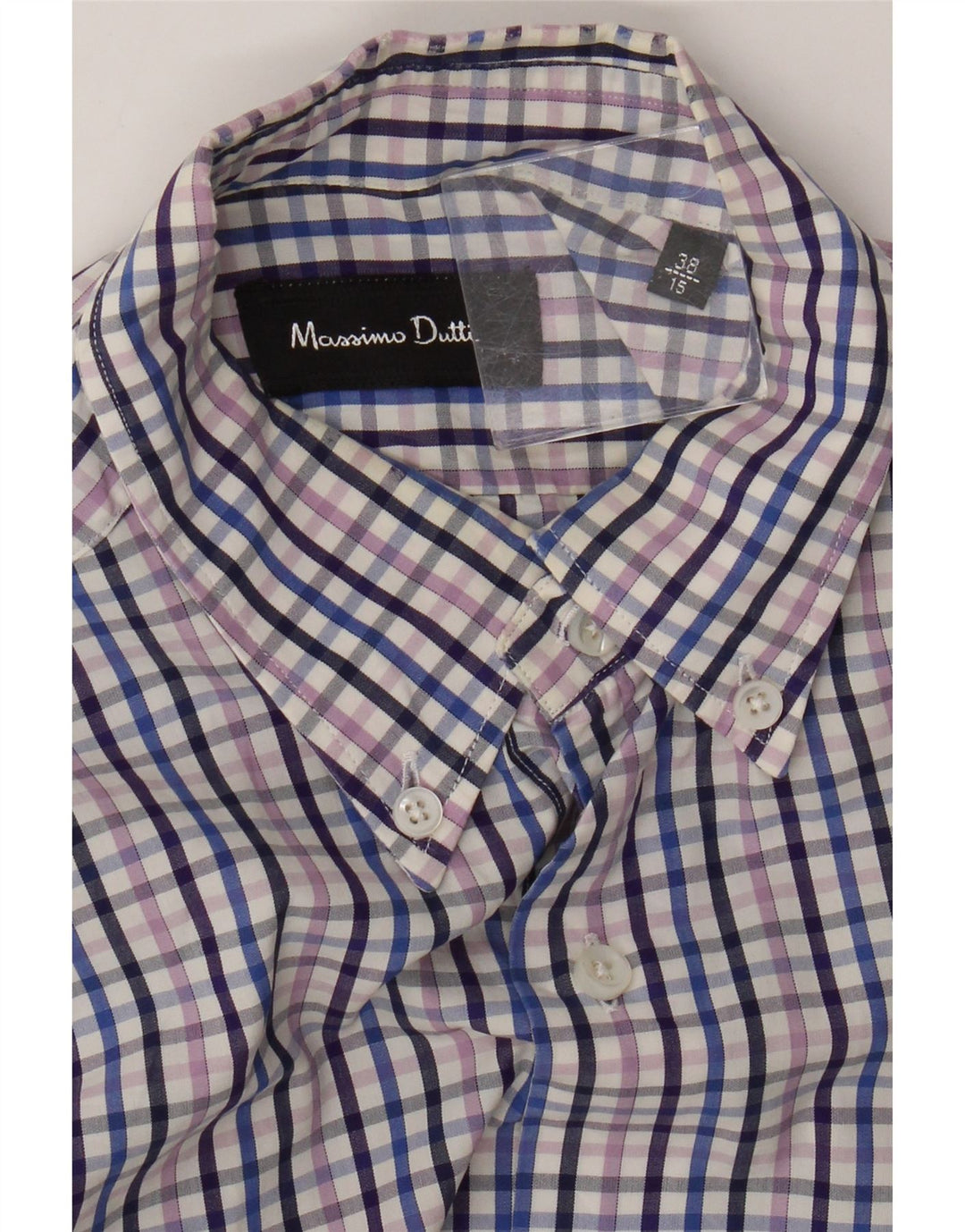 Massimo Dutti Herreskjorte Str. 38 15 Medium Flerfarvet Ternet