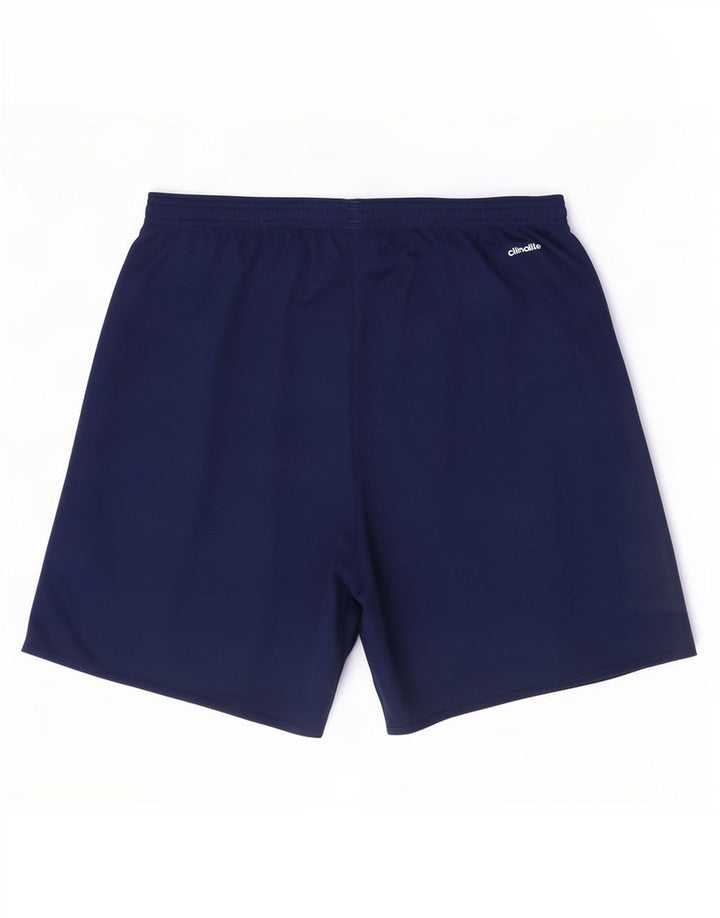 Adidas Herre Climalite Sportshorts store marineblå polyester