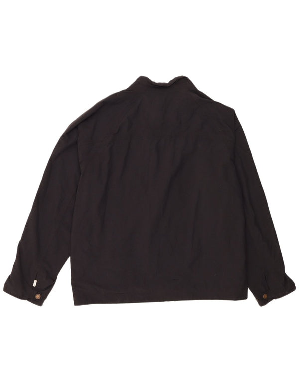 Timberland Mens Waterproof Jacket UK 44 2XL Black Nylon