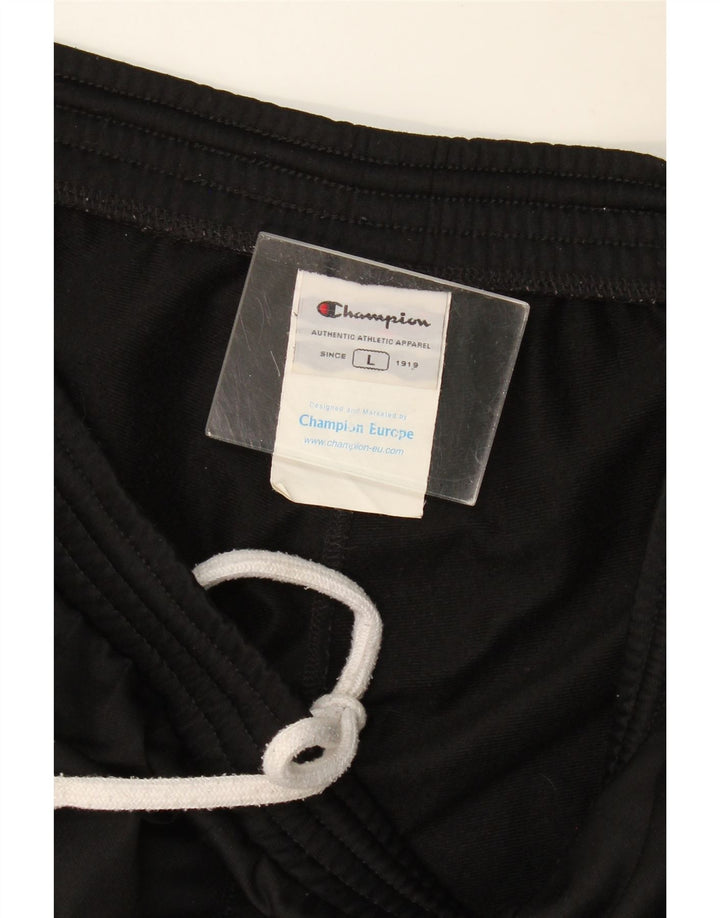 Champion Herre træningsdragt Bukser Large Black Colourblock Polyester