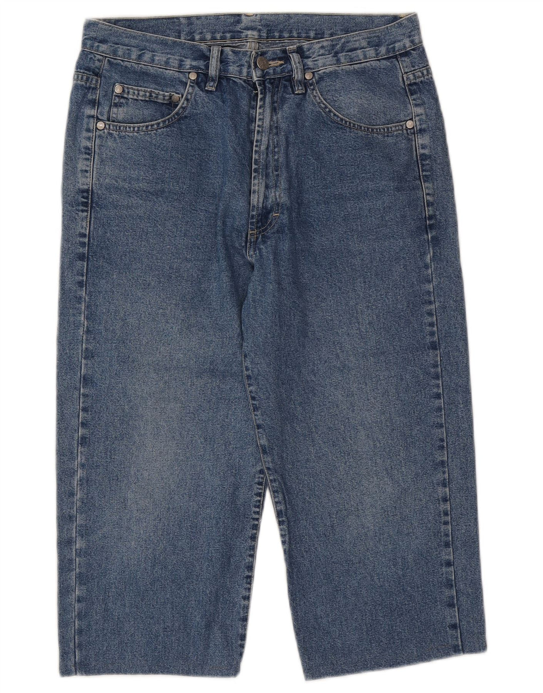 BELFE & BELFE Herre Denim Bermuda Shorts W32 Medium Blue