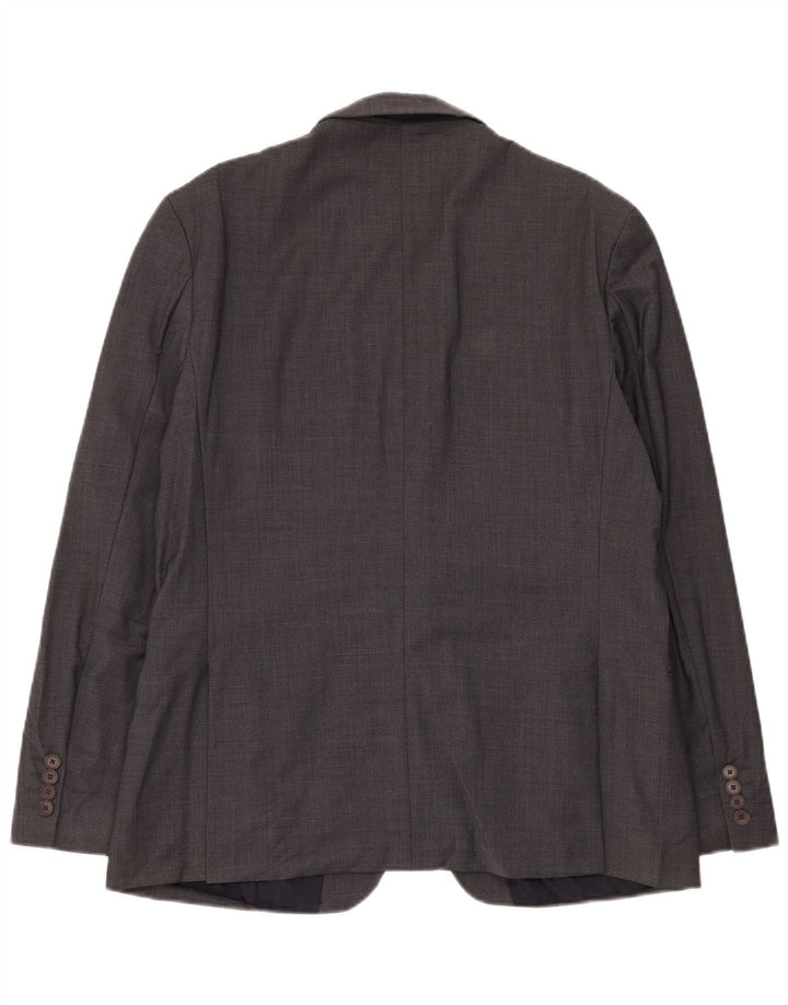 Ted Baker Herre 2-knaps Slim Fit Blazer Jacket UK 44 2XL Grå Uld