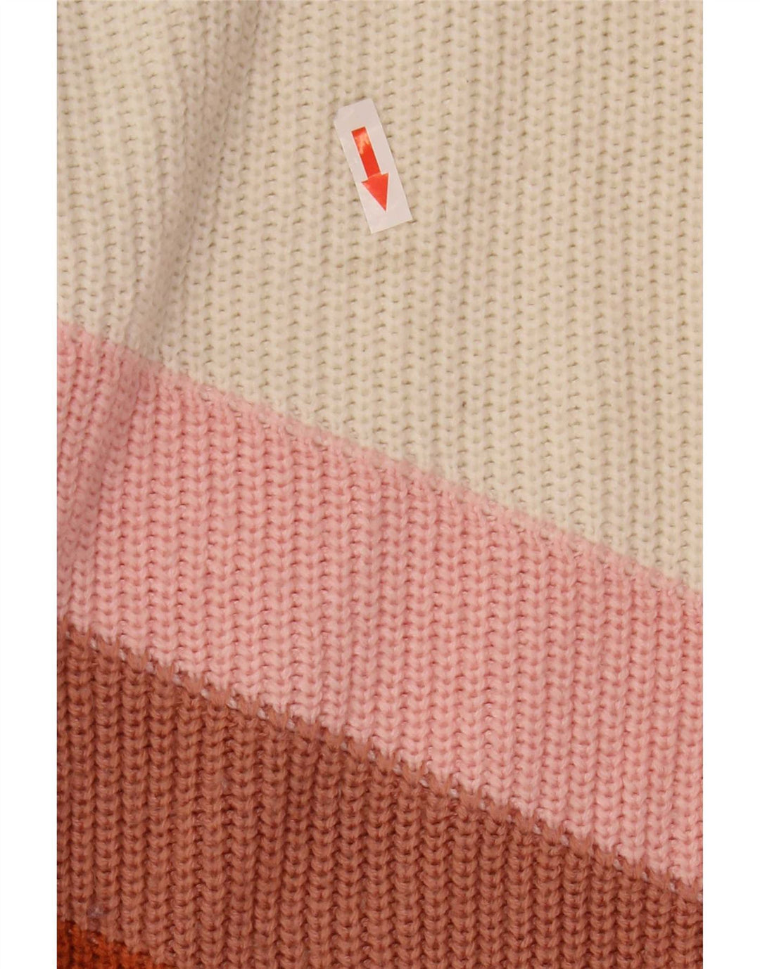 Roxy Womens Boat Neck Jumper Sweater UK 14 Medium Multicolored Colourblock