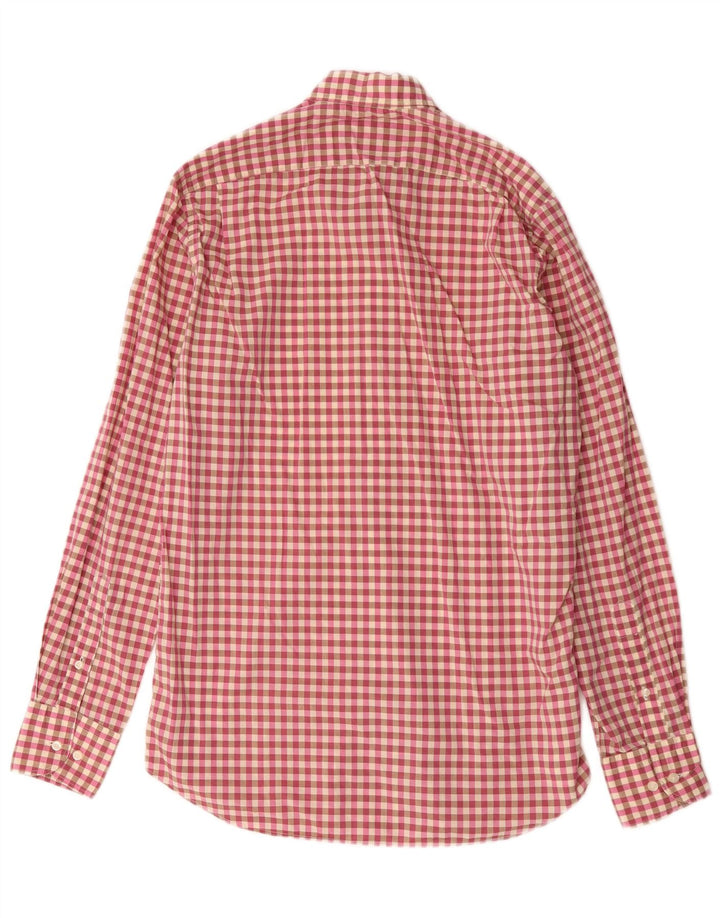 Massimo Dutti herreskjorte lille pink ternet