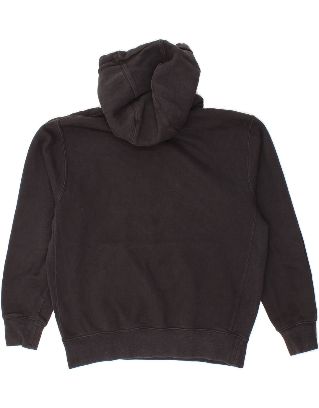 NIKE Womens Oversized Hoodie Jumper UK 10 Small Black Cotton Vintage Nike and Second-Hand Nike from Messina Hembry 