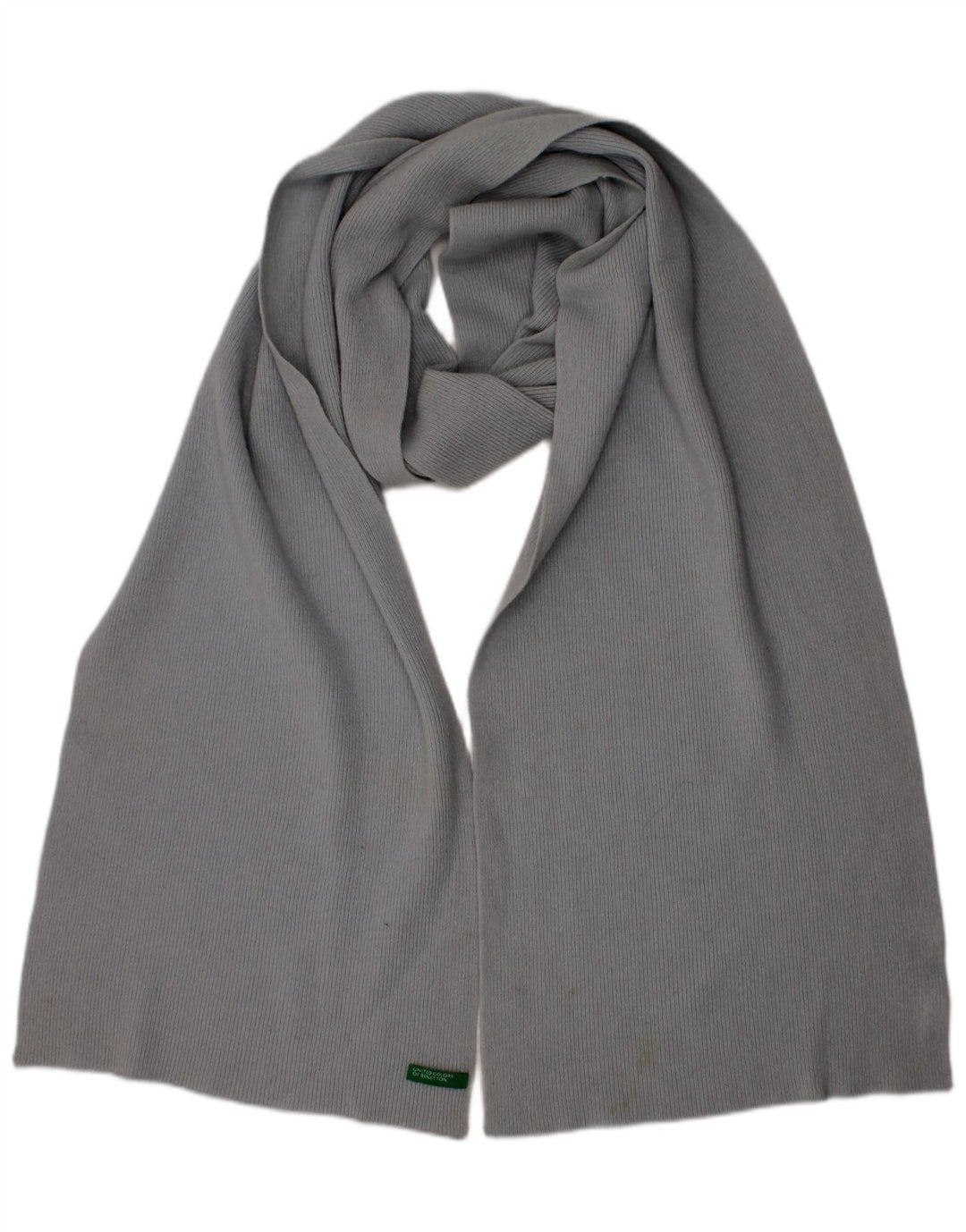 UNITED COLORS OF BENETTON Womens Rectangle Scarf One Size Blue