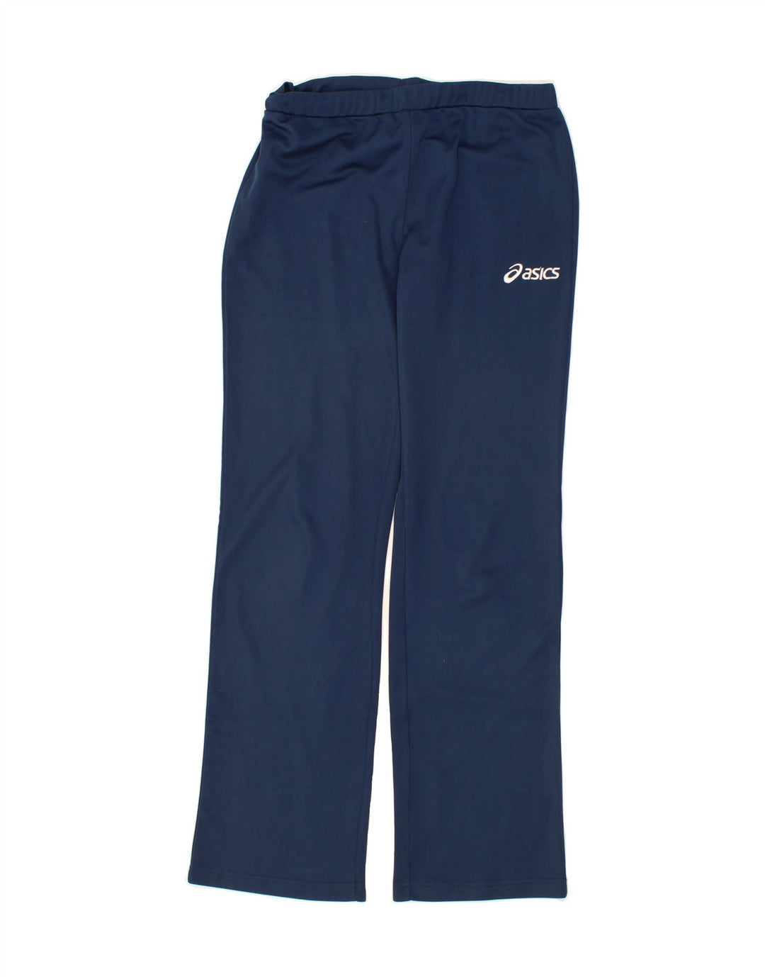 ASICS Womens Tracksuit Trousers UK 14 Medium Navy Blue Polyester Vintage Asics and Second-Hand Asics from Messina Hembry 
