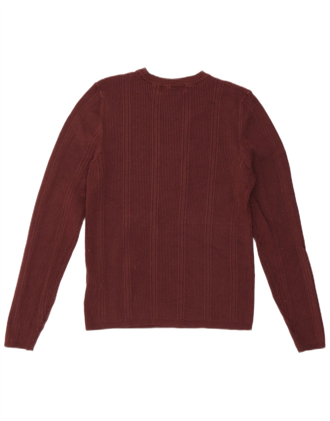 Marks & Spencer Dame sweater med rund hals DK 12 Medium Burgundy