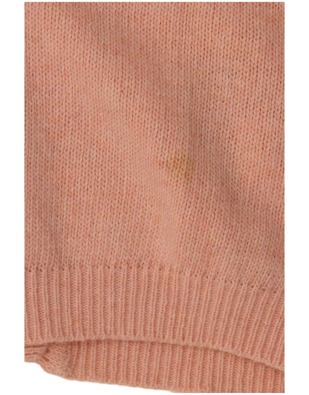 VINTAGE Dame Cardigan Sweater UK 16 Large Pink Floral Wool