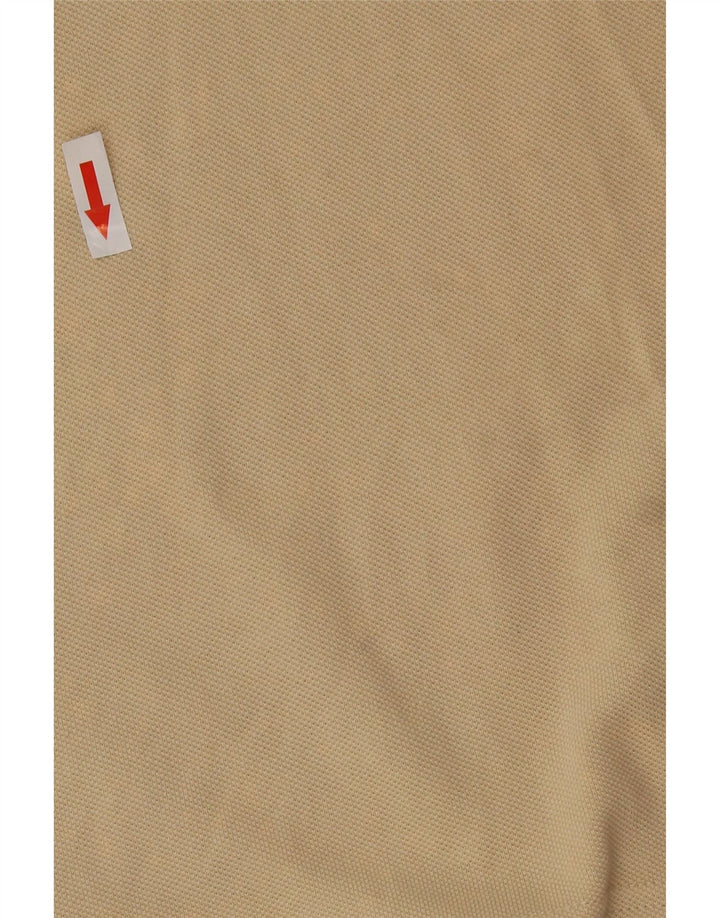 GANT Poloskjorte til mænd, stor beige bomuld