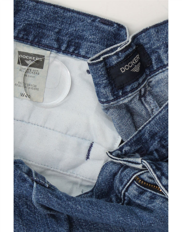 DOCKERS Mens Denim Shorts W40 XL Blue Cotton Vintage Dockers and Second-Hand Dockers from Messina Hembry 