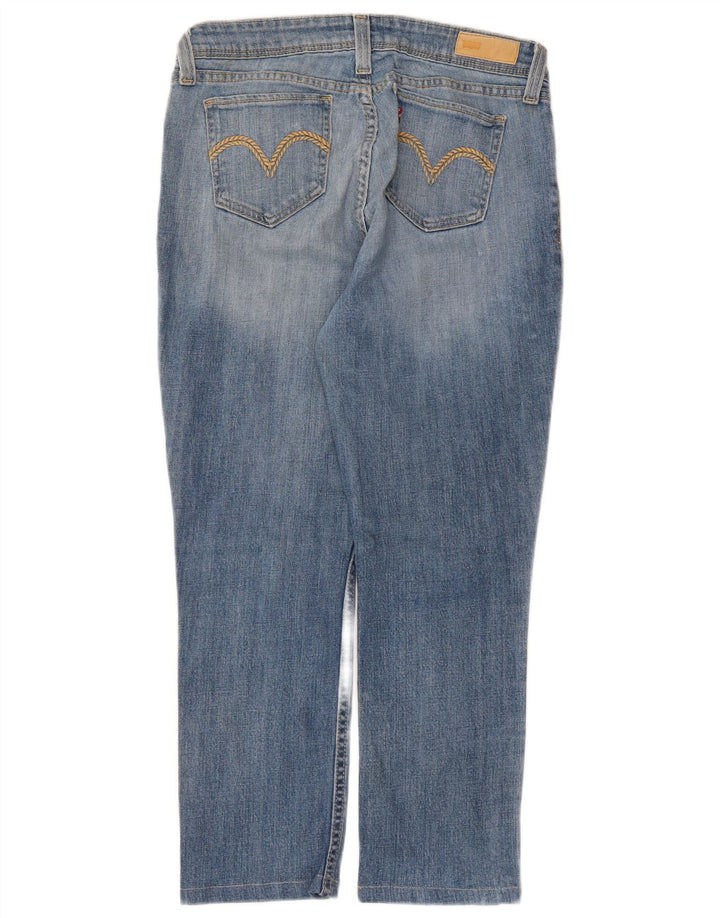 Levi's Womens Bold Curve Cropped Jeans W32 L24 Blå Bomuld