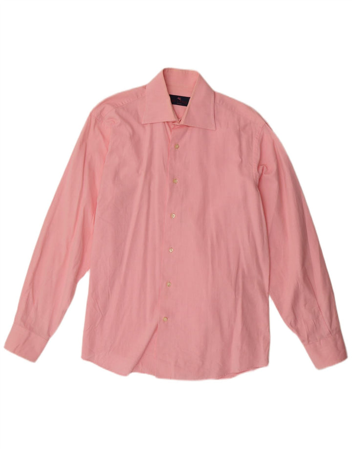 Etro Herre Milano skjorte str. 40 Medium Pink Bomuld