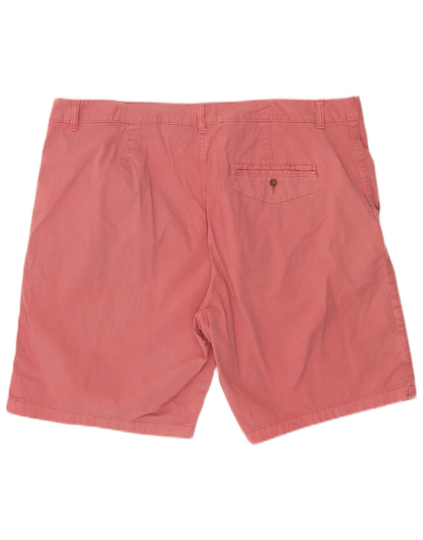 Marks & Spencer Chino Shorts til kvinder UK 20 2XL W40 Pink Bomuld