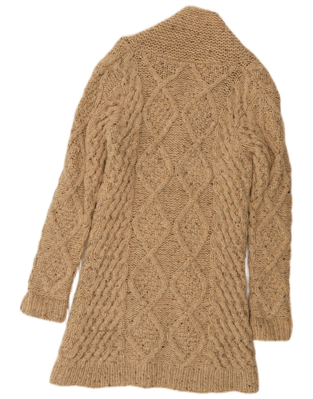 MAISON SCOTCH Womens Knitted by Hand Cardigan Sweater US 4 Small Beige