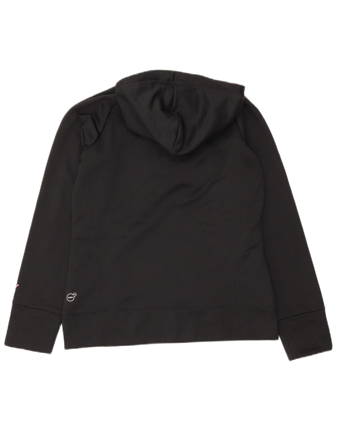 PUMA Grafisk hættetrøje til kvinder UK 12 Medium Sort Polyester