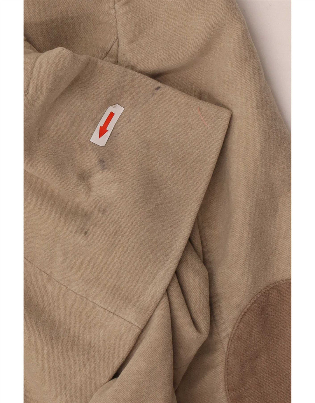 Boden Dame 2 Button Blazer Jacket UK 16 Stor Beige Bomuld