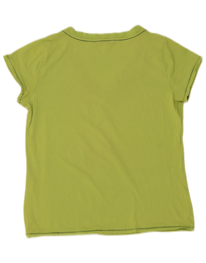 Carrera Dame T-Shirt Top UK 14 Stor Grøn