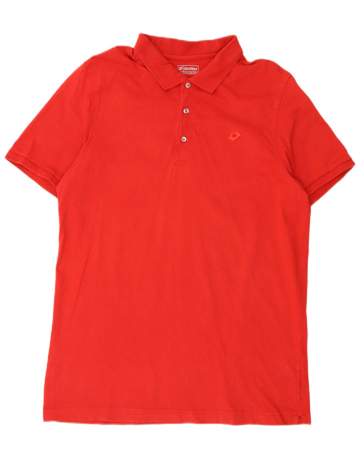 Lotto Herre Polo Shirt 3XL Rød Bomuld