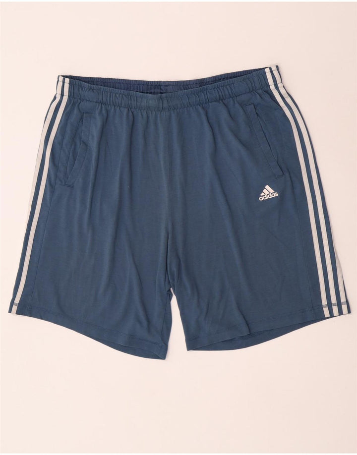 Adidas Herre Climalite Sportshorts 2XL Blå Polyester