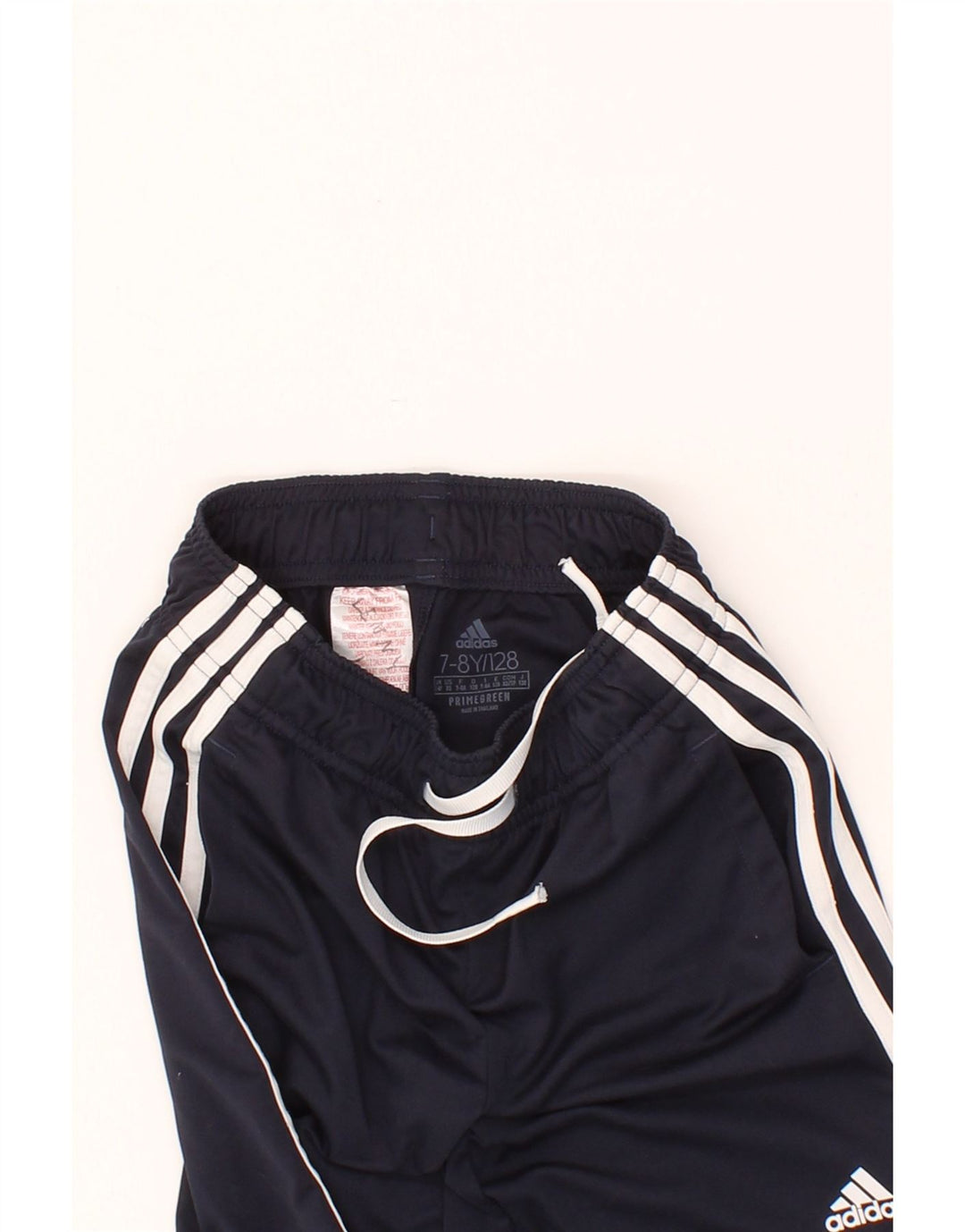 ADIDAS Boys Aeroready Sport Shorts 7-8 Years Navy Blue Polyester Vintage Adidas and Second-Hand Adidas from Messina Hembry 