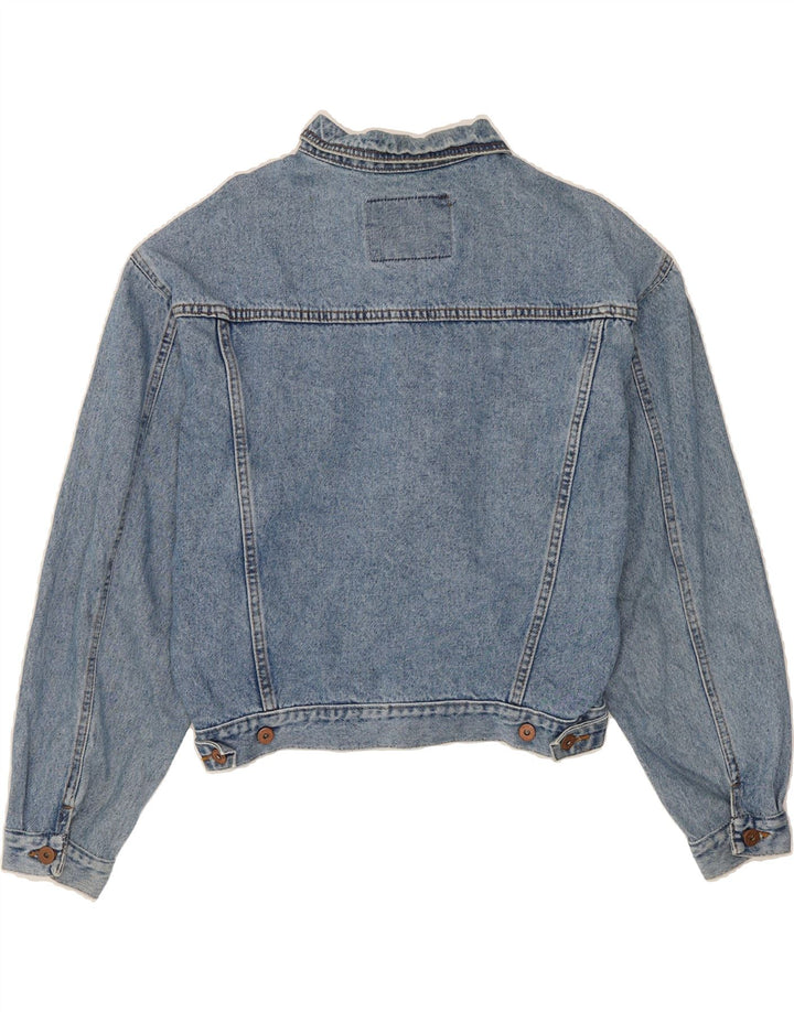 CASUCCI Womens Denim Jacket UK 16 Large Blue Cotton Vintage Casucci and Second-Hand Casucci from Messina Hembry 