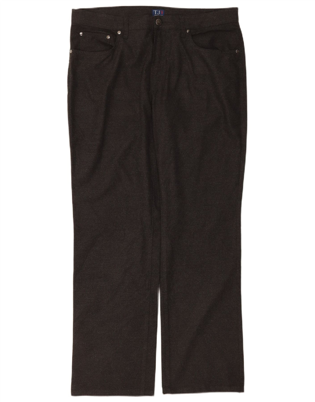 Trussardi Straight Casual Bukser til mænd W34 L30 Grå Polyester