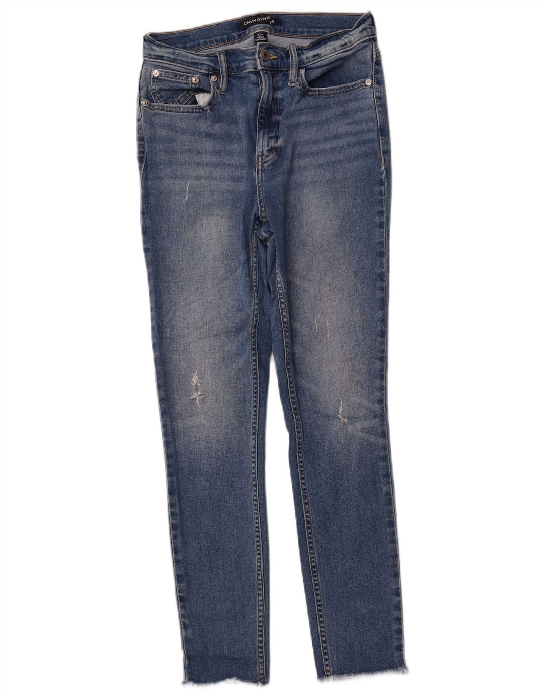 Calvin Klein Dame Skinny Jeans US 6 Medium W28 L26 Blå Bomuld