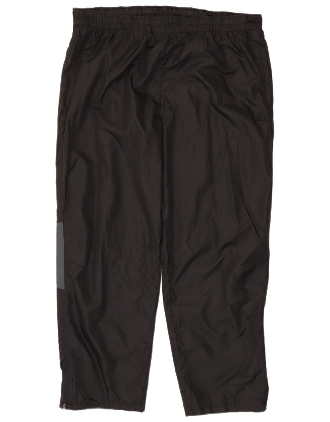 STARTER Mens Tracksuit Trousers 2XL  Black Colourblock Polyester