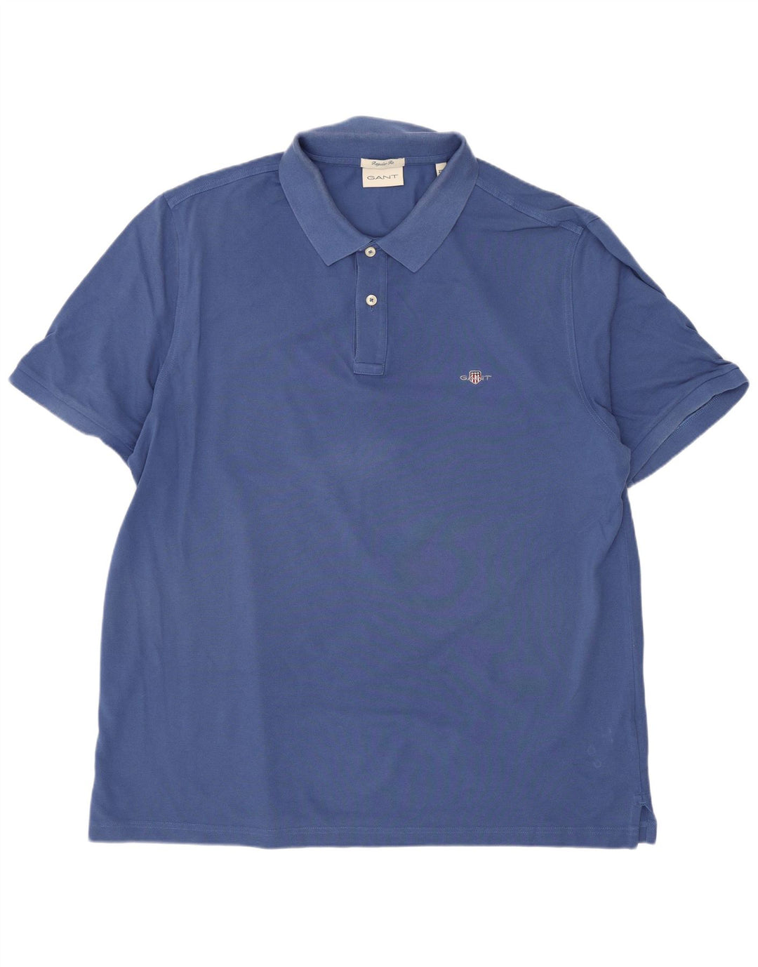 Gant Herre Regular Fit Polo Shirt 2XL Blå Bomuld