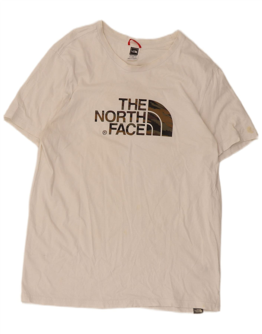 The North Face Herre Grafisk T-Shirt Top Stor Hvid Bomuld