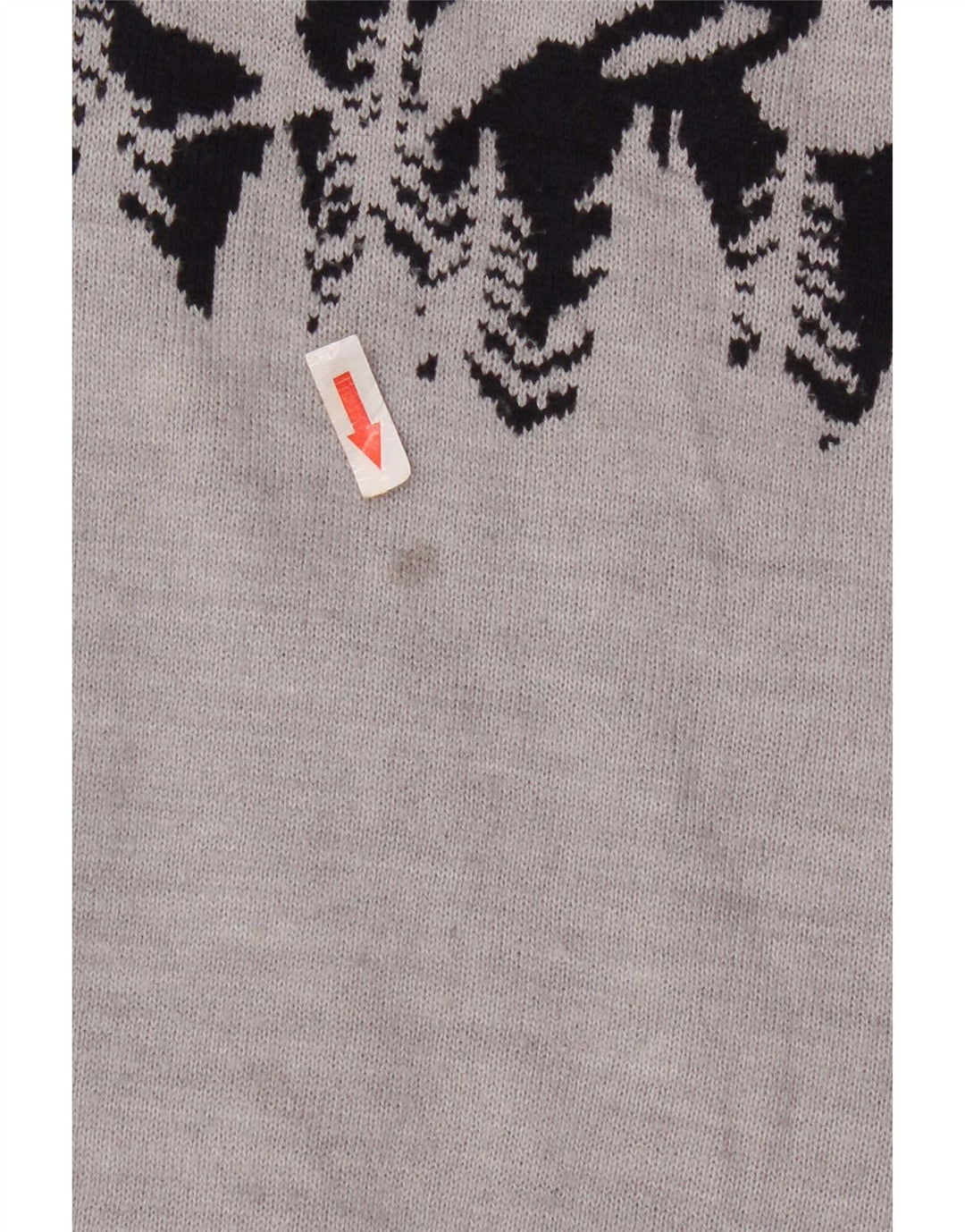Marks & Spencer Herre sweater med rund hals, stor grå farveblok