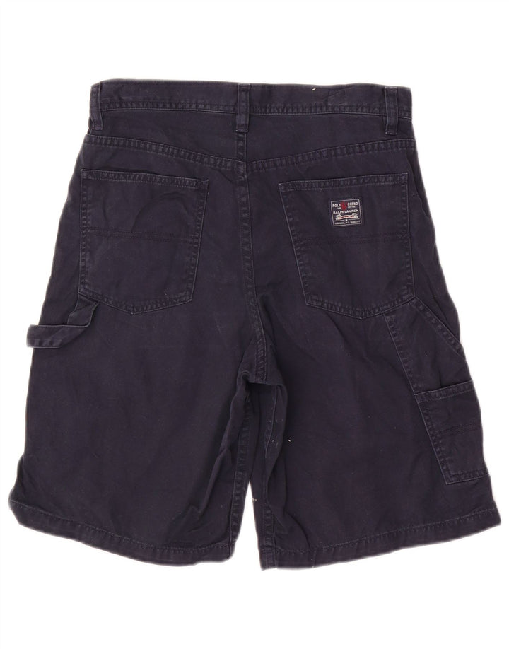 POLO RALPH LAUREN Drenge Cargo Shorts 11-12 år W28 Marineblå Bomuld
