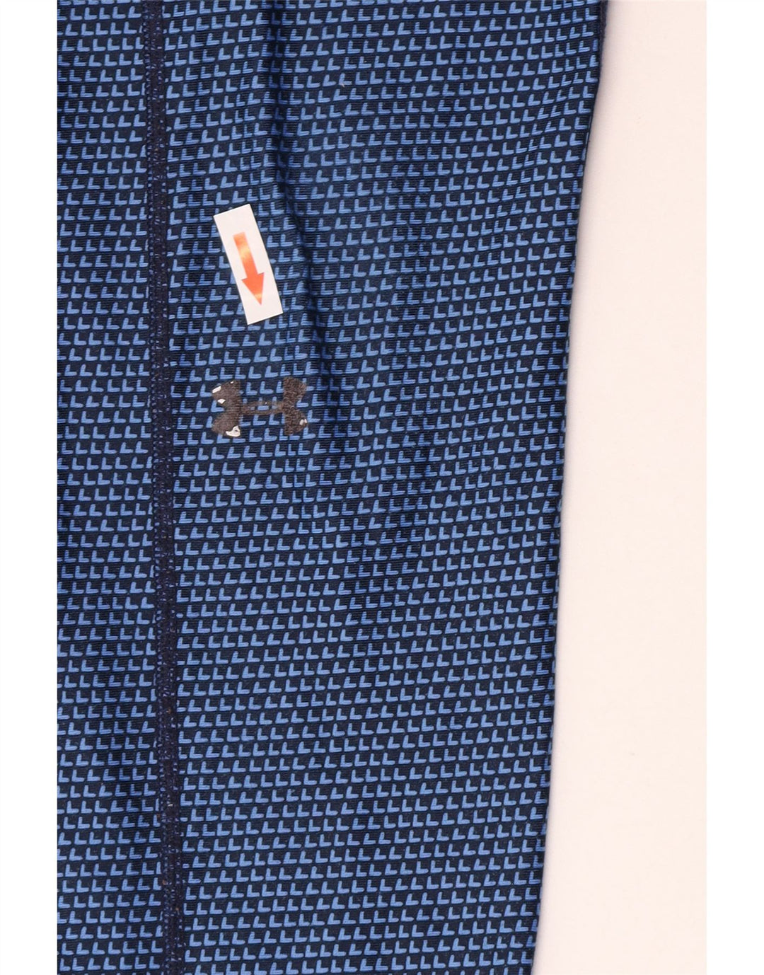 Under Armour Dame Leggings Medium Blue Geometrisk Polyester