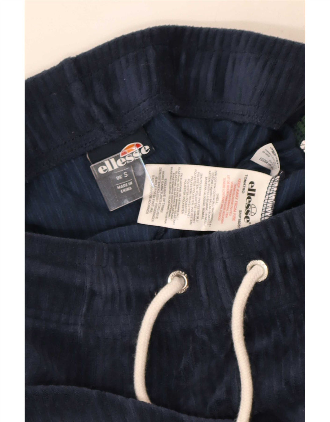 Ellesse Herre grafiske sportsshorts Små marineblå bomuld