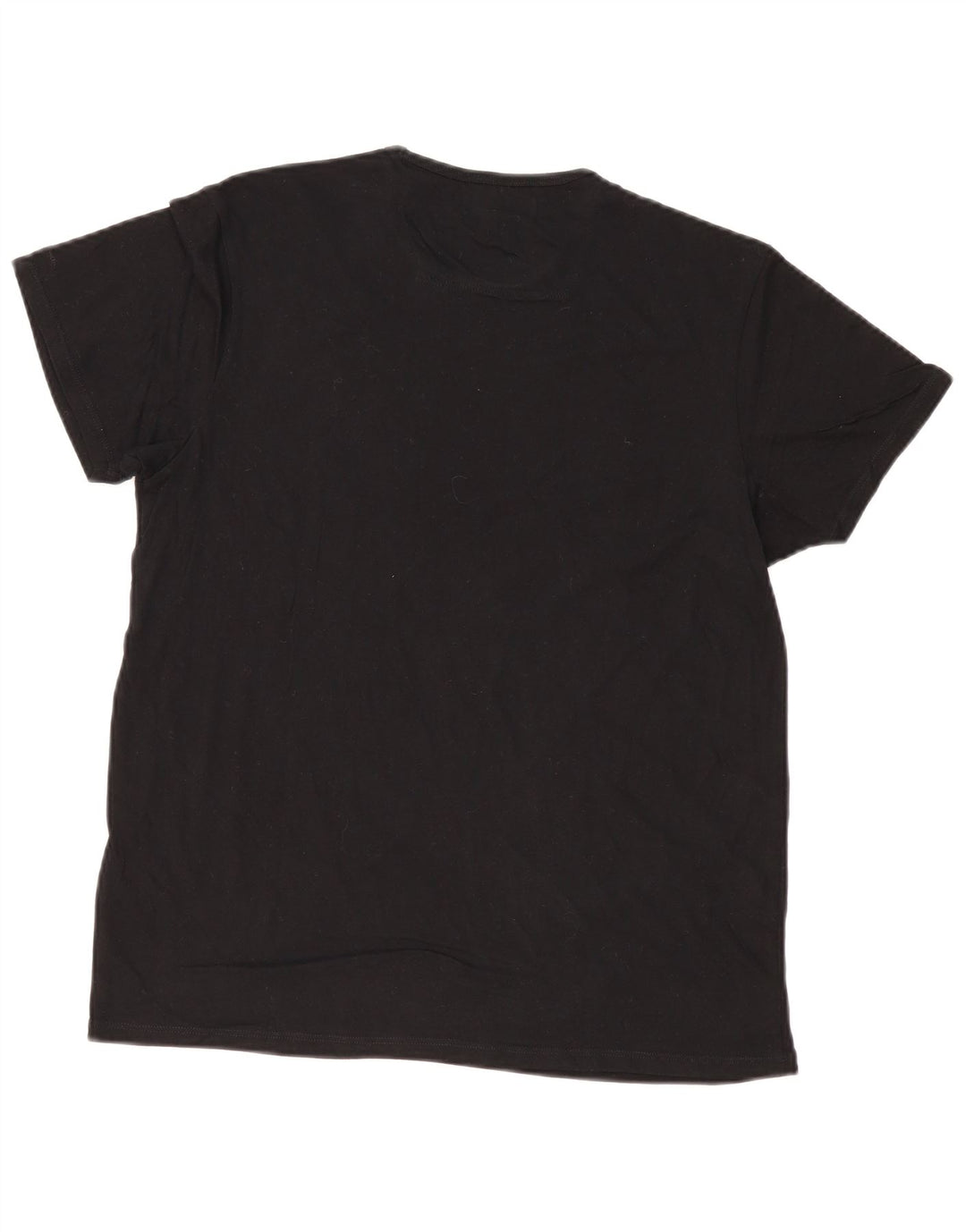 Ben Sherman Herre grafisk T-shirt Top Medium Sort Bomuld
