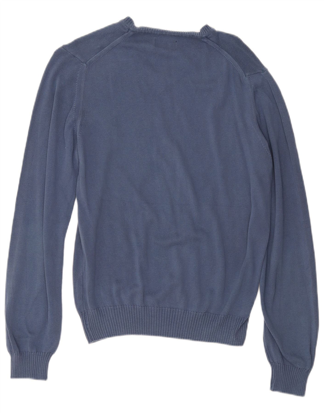 BROOKSFIELD Herre Loose Fit V-hals sweater IT 48 Medium Blue Bomuld