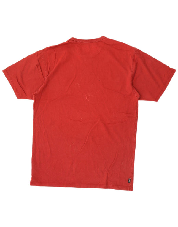 Vans Herre T-Shirt Top Medium Rød Bomuld