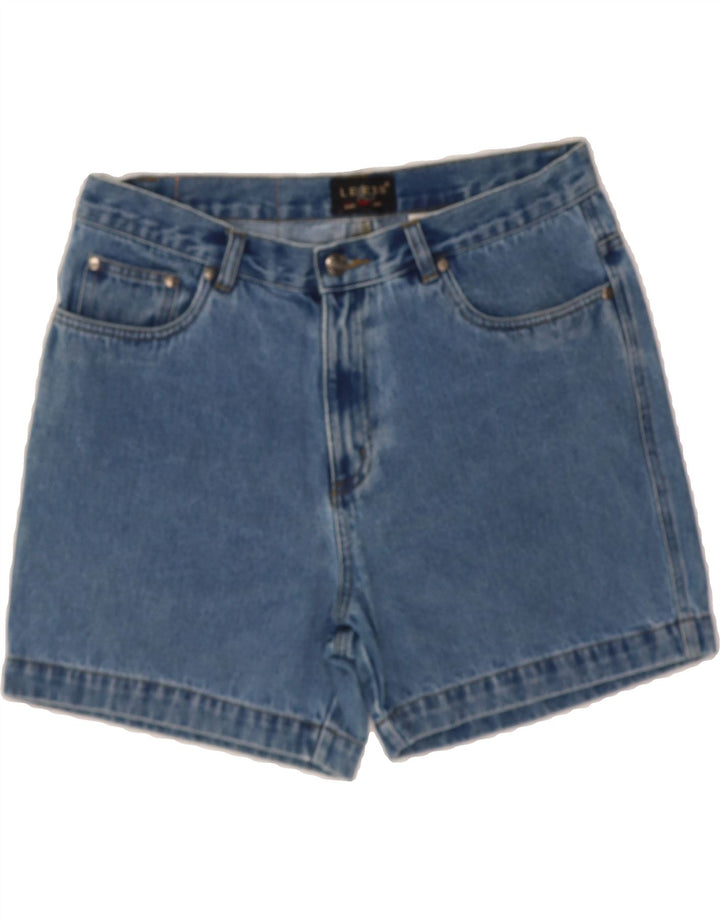 LEEDS Womens Denim Shorts W34 Large Blue Cotton Vintage Leeds and Second-Hand Leeds from Messina Hembry 