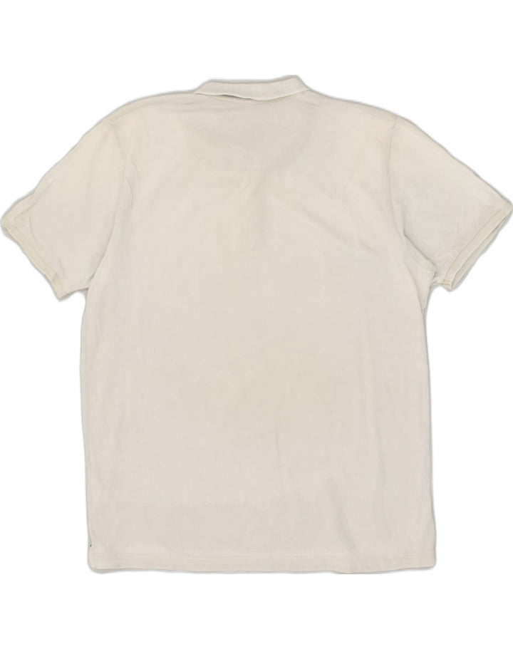 DACK'S Mens Polo Shirt 2XL Grey Cotton Vintage Dack's and Second-Hand Dack's from Messina Hembry 