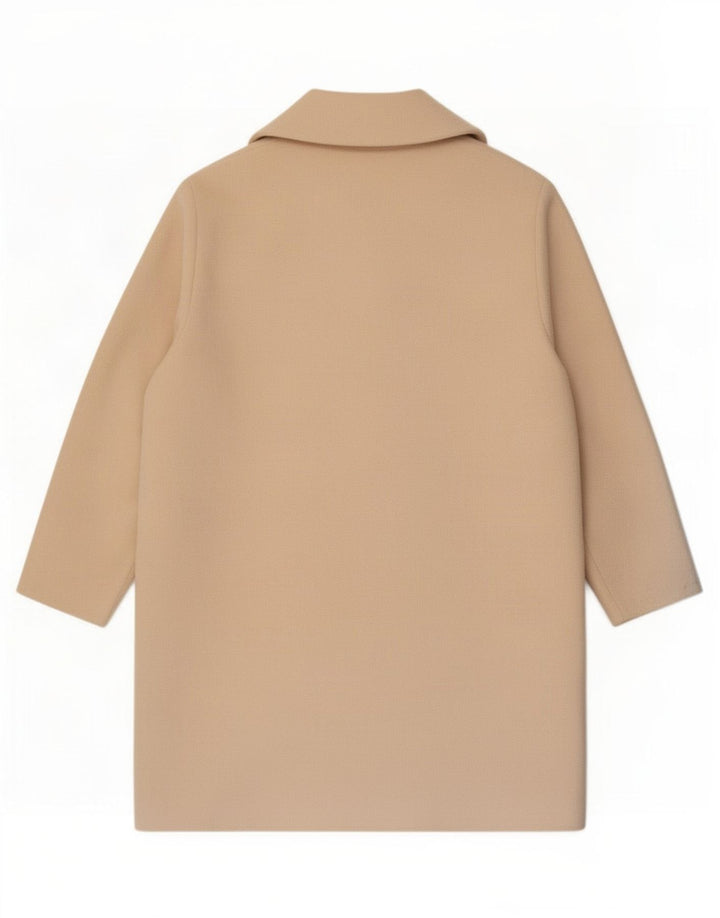 Marks & Spencer Dobbeltradet frakke til kvinder UK 18 XL Beige Polyester