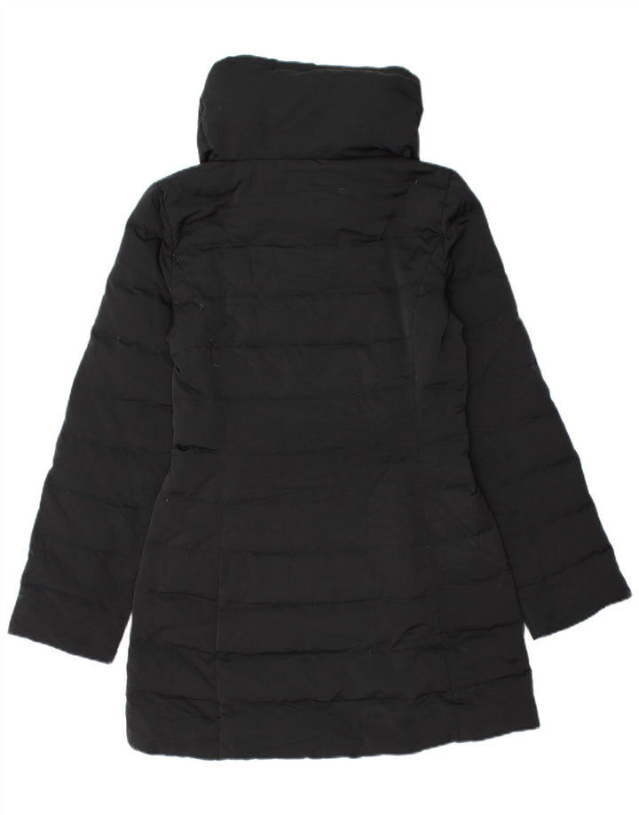 Zara Dame Oversized Polstret Frakke UK 6 XS Sort
